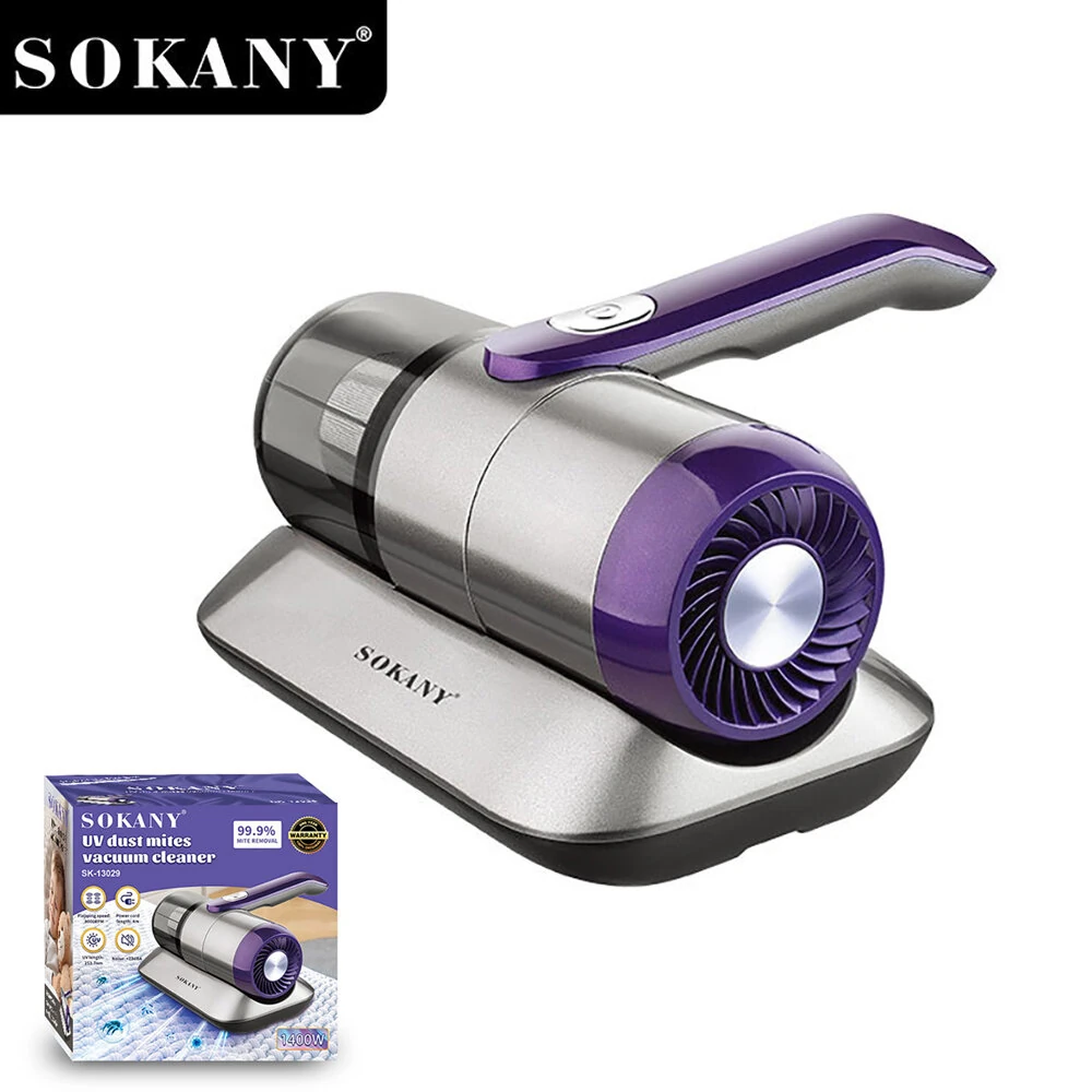 SOKANY UV Sterilizer Vacuum Cleaner for Home Bedroom Sofa Dust Mite Eliminator Germicidal Disinfection Tool 1400W UV Dust Mites Vacuum Cleaner (image for) SOKANY UV Sterilizer Vacuum Cleaner for Home Bedroom Sofa Dust Mite Eliminator Germicidal Disinfection Tool 1400W UV Dust Mites Vacuum Cleaner